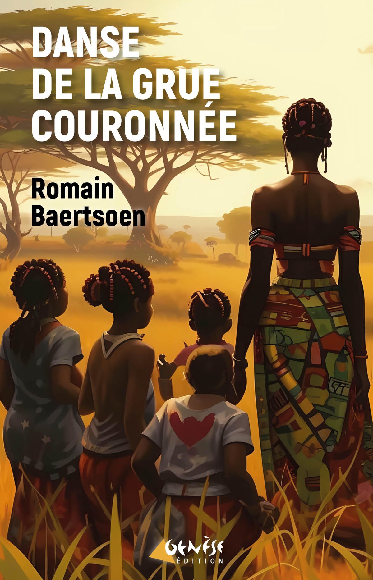 Couverture du livre Danse de la grue couronnée de Romain Baertsoen