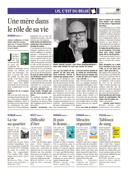 Couverture du livre « Une grande actrice » de Stefan Liberski