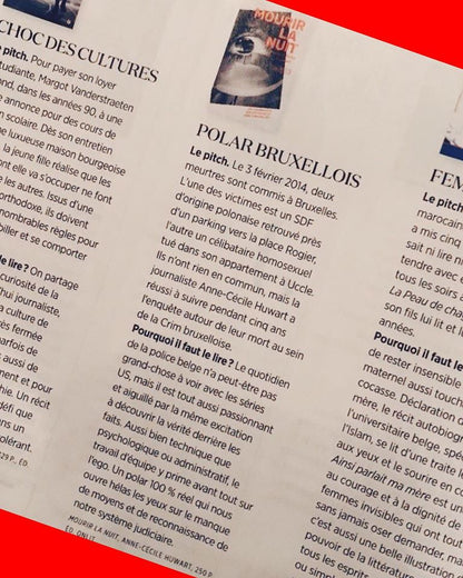 Couverture du livre « Mourir la nuit » de Anne-Cécile Huwart