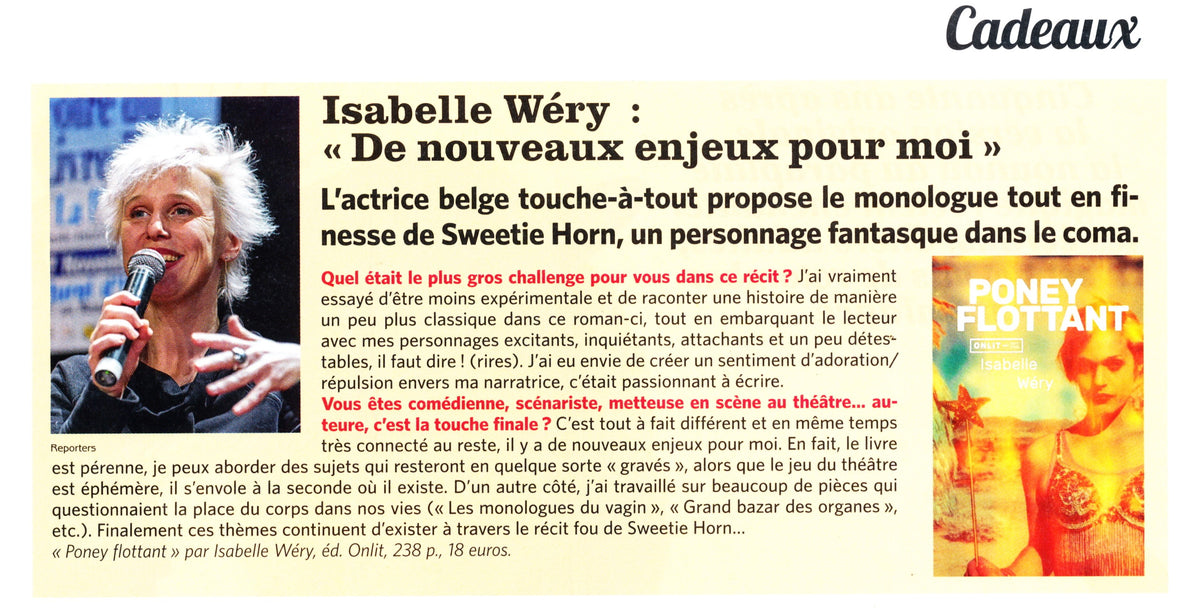 Couverture du livre « Poney Flottant » de Isabelle Wéry